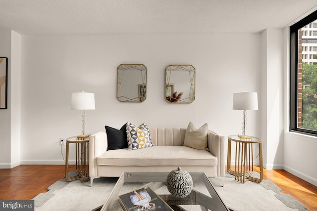 1301 20th St NW Unit 312, Washington, DC 20036 - sitting room featuring wood finished floors and baseboards