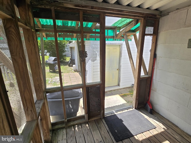 408 Dover St, Salisbury, MD 21804 - view of unfurnished sunroom
