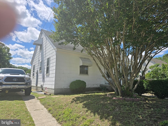 408 Dover St, Salisbury, MD 21804 - view of property exterior with a lawn