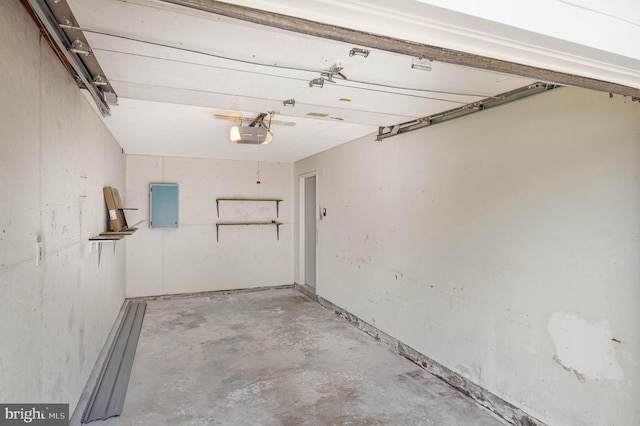 24 Helen Ct, Indian Head, MD 20640 - garage featuring electric panel and a garage door opener