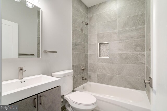 5005 Walnut St, Philadelphia, PA 19139 - full bathroom with toilet, shower / bathtub combination, and vanity
