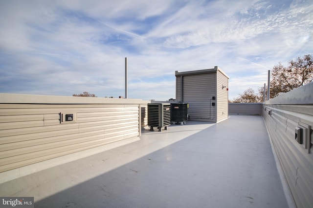 5005 Walnut St, Philadelphia, PA 19139 - view of patio featuring cooling unit