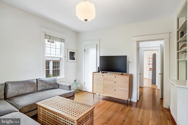 815 Aspen St NW, Washington, DC 20012 - living area featuring light wood-style floors