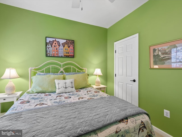 34897 Seagrass Plantation Ln, Dagsboro, DE 19939 - bedroom with carpet, baseboards, and a ceiling fan