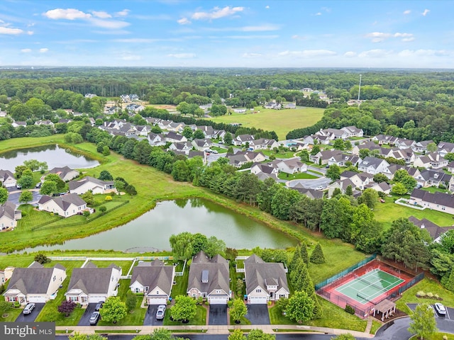34897 Seagrass Plantation Ln, Dagsboro, DE 19939 - aerial perspective of suburban area featuring a nearby body of water