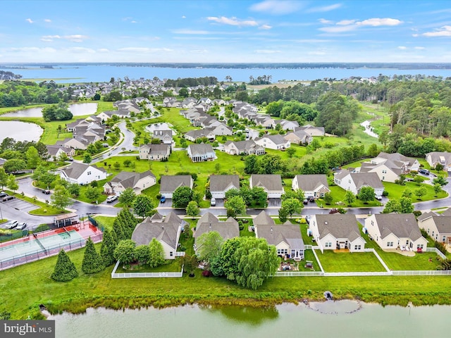 34897 Seagrass Plantation Ln, Dagsboro, DE 19939 - aerial view of residential area featuring a large body of water