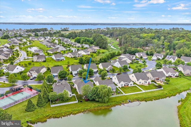 34897 Seagrass Plantation Ln, Dagsboro, DE 19939 - aerial view of residential area featuring a large body of water