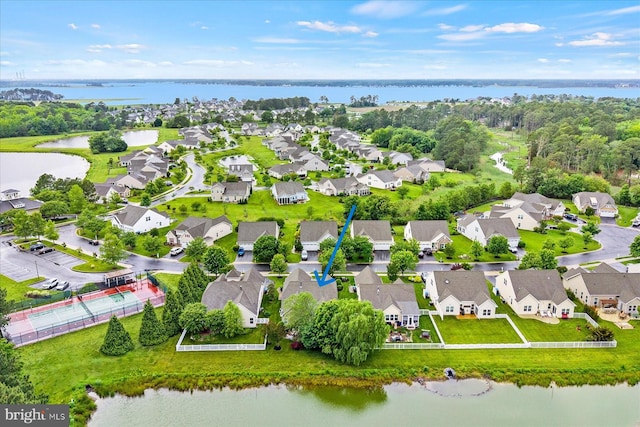 34897 Seagrass Plantation Ln, Dagsboro, DE 19939 - aerial view of residential area featuring a nearby body of water