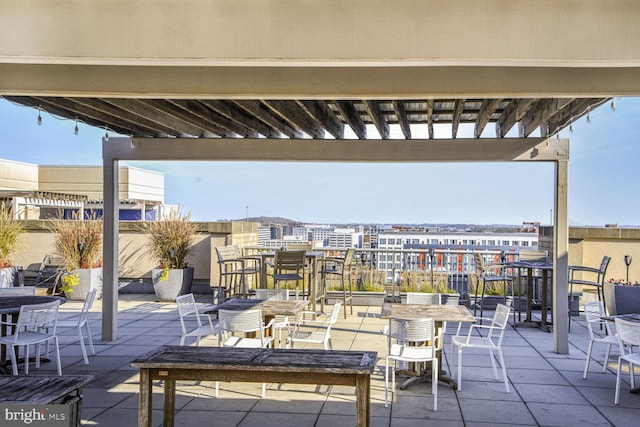 811 4th St NW Unit 320, Washington, DC 20001 - view of patio featuring a pergola