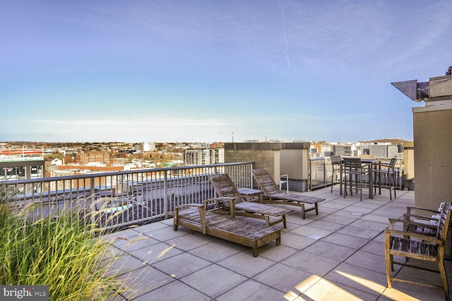 811 4th St NW Unit 320, Washington, DC 20001 - view of patio / terrace featuring a balcony and outdoor dining area