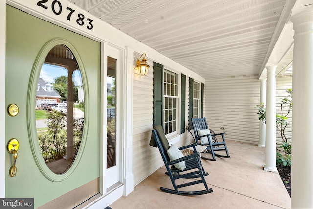 20783 Laplume Pl, Ashburn, VA 20147 - view of covered porch