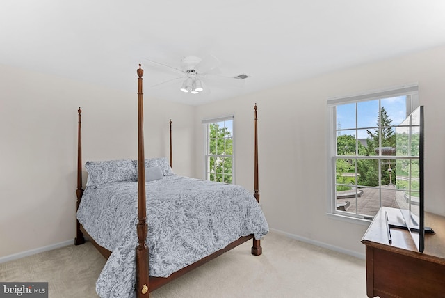 20783 Laplume Pl, Ashburn, VA 20147 - bedroom with carpet, baseboards, and a ceiling fan