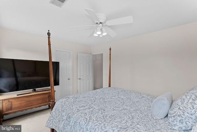 20783 Laplume Pl, Ashburn, VA 20147 - bedroom featuring a ceiling fan and light colored carpet