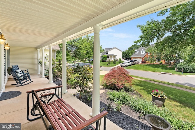 20783 Laplume Pl, Ashburn, VA 20147 - covered porch with a lawn