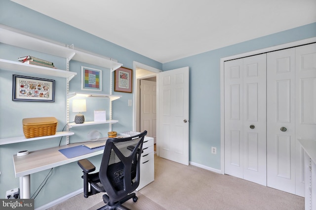 14428 William Carr Ln, Centreville, VA 20120 - office area featuring light carpet and baseboards