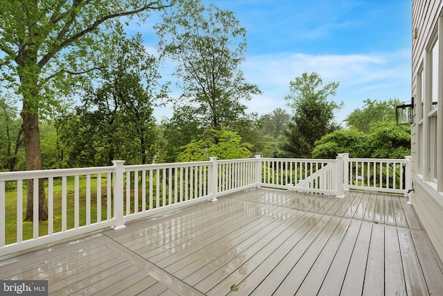 215 S Spring Mill Rd, Villanova, PA 19085 - view of wooden terrace