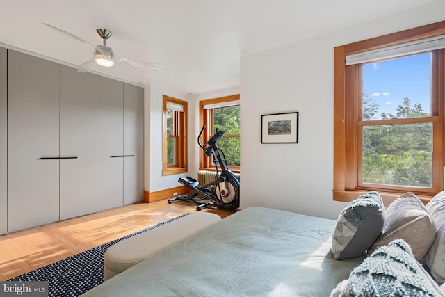 135 13th St NE, Washington, DC 20002 - bedroom with ceiling fan