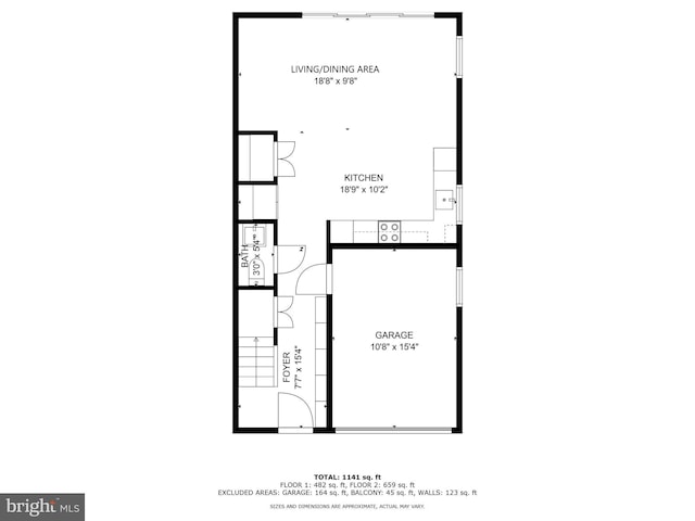 135 13th St NE, Washington, DC 20002 - property floor plan