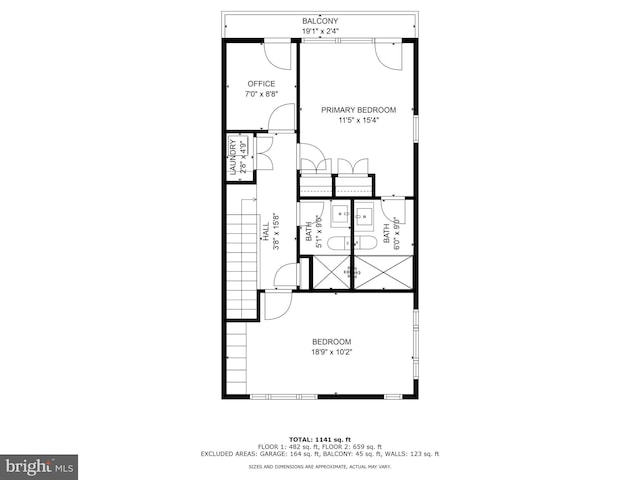 135 13th St NE, Washington, DC 20002 - property floor plan