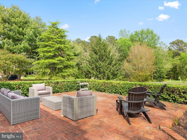 417 S Main St, Berlin, MD 21811 - view of patio / terrace with outdoor lounge area
