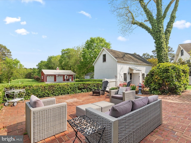 417 S Main St, Berlin, MD 21811 - view of patio with outdoor lounge area