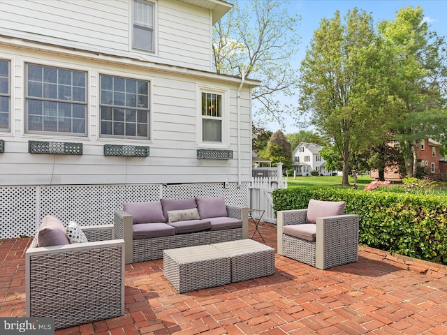 417 S Main St, Berlin, MD 21811 - view of patio / terrace featuring an outdoor hangout area