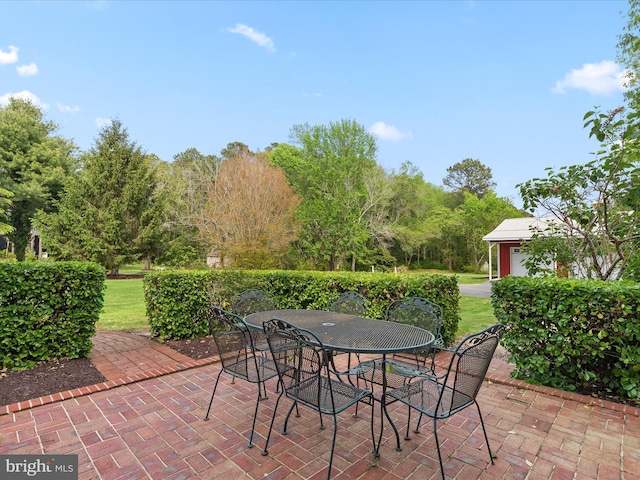 417 S Main St, Berlin, MD 21811 - view of patio / terrace with outdoor dining area
