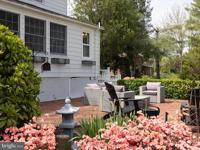 417 S Main St, Berlin, MD 21811 - view of patio featuring a deck