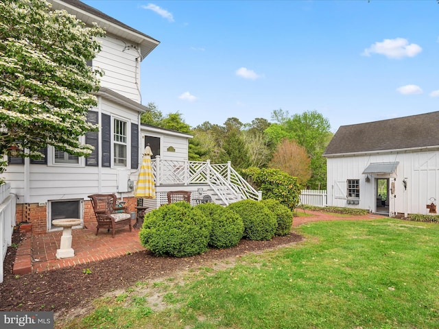 417 S Main St, Berlin, MD 21811 - view of yard with a patio