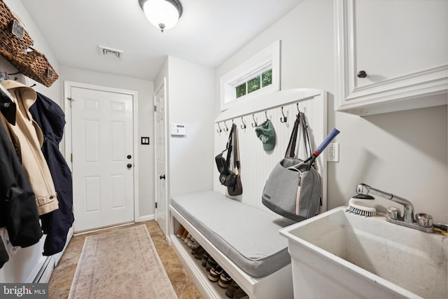 276 Cherry Ln, Doylestown, PA 18901 - mudroom with a sink and baseboards