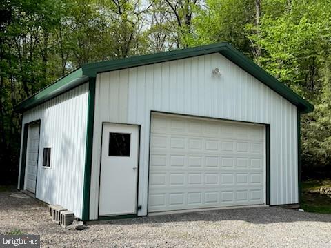 17 Driftwood Ln, Oakland, MD 21550 - detached garage with view of wooded area
