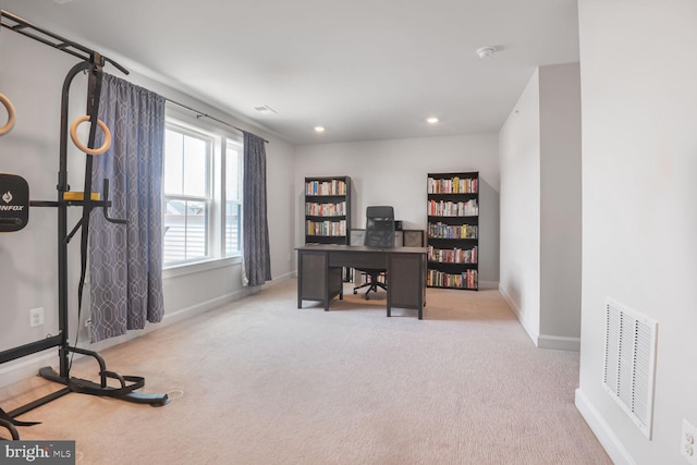 22287 Cornerstone Crossing Ter, Ashburn, VA 20148 - office featuring carpet, baseboards, and recessed lighting