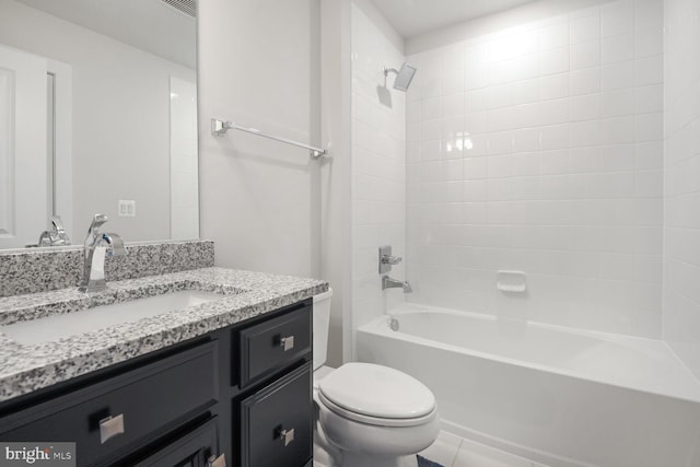 22287 Cornerstone Crossing Ter, Ashburn, VA 20148 - full bath featuring vanity, toilet, and shower / tub combination