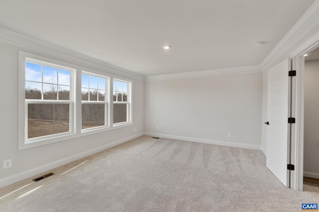 8 Talen Ln, Charlottesville, VA 22911 - carpeted empty room with ornamental molding and baseboards