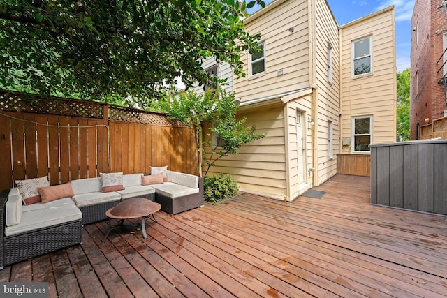 1205 G St NE, Washington, DC 20002 - deck with an outdoor living space