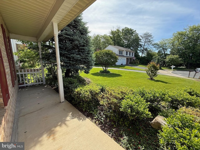 8 Steve Way, Baltimore, MD 21236 - view of green lawn featuring covered porch