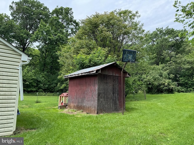 386 Round Hill Rd, Winchester, VA 22602 - view of shed with a wooded view