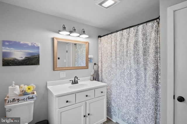 1980 State Route 72 N, Lebanon, PA 17046 - bathroom with toilet, vanity, and curtained shower