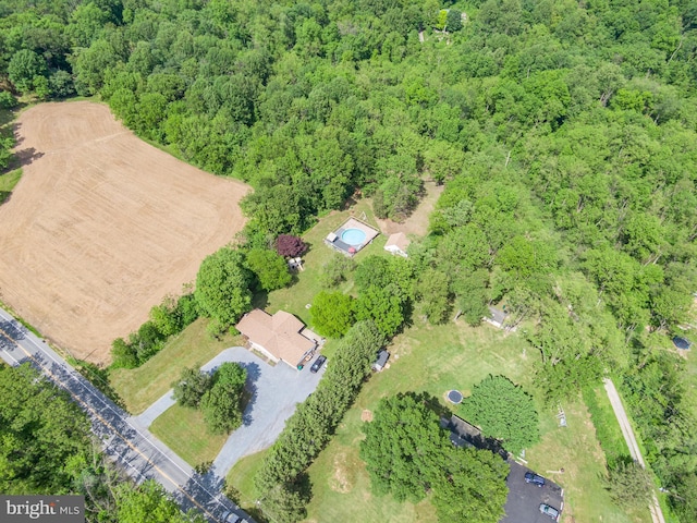 1980 State Route 72 N, Lebanon, PA 17046 - aerial view of property and surrounding area featuring a heavily wooded area