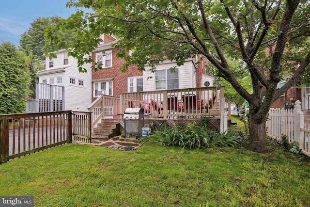 530 Gregg St, Shillington, PA 19607 - rear view of property with a deck