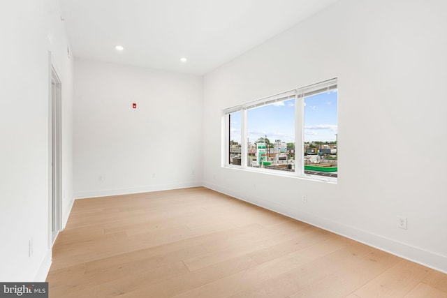 2322 E Cabot St, Philadelphia, PA 19125 - unfurnished room with recessed lighting, light wood finished floors, and baseboards