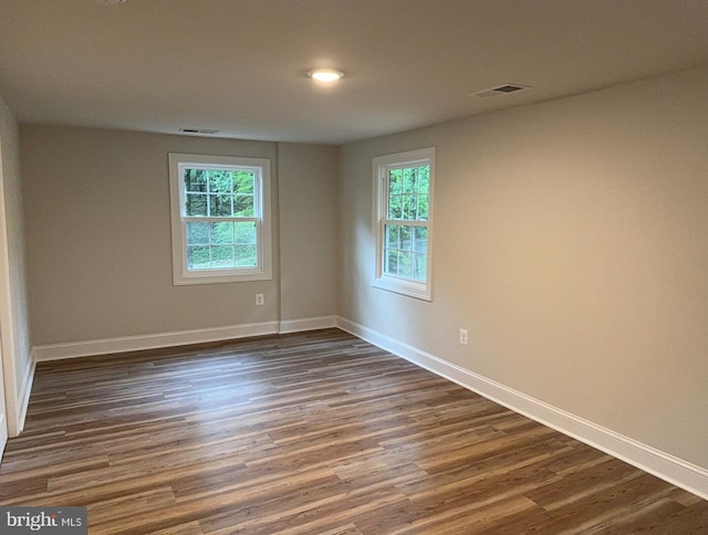 18 Bolton Branch Ln, Huntly, VA 22640 - spare room featuring dark wood-style flooring and baseboards