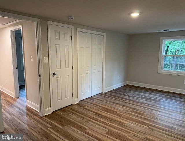 18 Bolton Branch Ln, Huntly, VA 22640 - unfurnished bedroom featuring dark wood finished floors and a closet