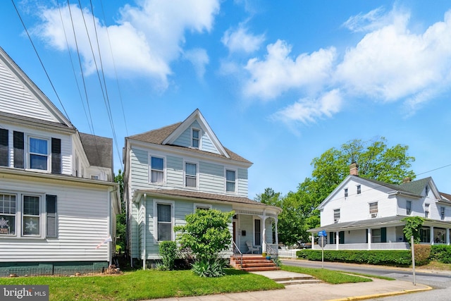 706 Locust St, Cambridge, MD 21613 - view of front of property featuring covered porch