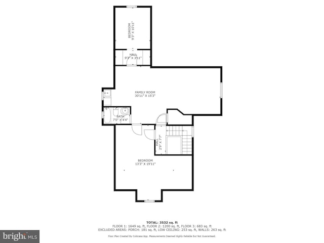 706 Locust St, Cambridge, MD 21613 - home floor plan