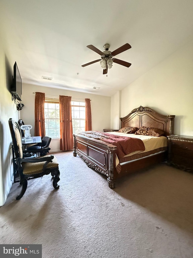 7636 Tall Pin Oak Dr Unit 111, Elkridge, MD 21075 - bedroom with carpet flooring and a ceiling fan