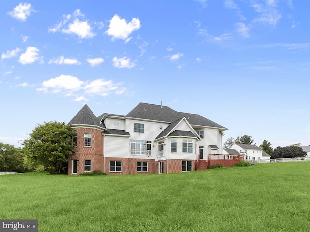 6419 Homebuilder Dr, Mount Airy, MD 21771 - back of house featuring brick siding