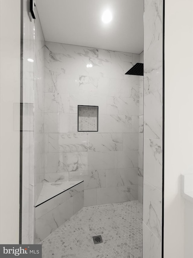 6419 Homebuilder Dr, Mount Airy, MD 21771 - bathroom with a tile shower