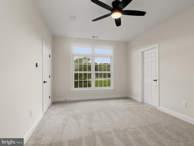 6419 Homebuilder Dr, Mount Airy, MD 21771 - empty room featuring baseboards, a ceiling fan, and carpet floors