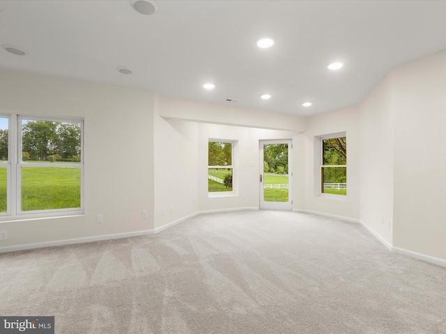 6419 Homebuilder Dr, Mount Airy, MD 21771 - carpeted spare room with baseboards, healthy amount of natural light, and recessed lighting